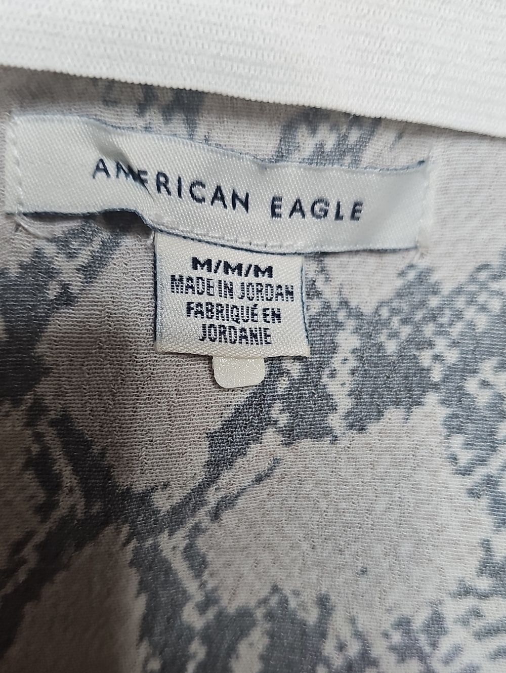 American Eagle Outfitters Snake-Print Midi Skirt in Beige and Gray - Picture 5 of 6